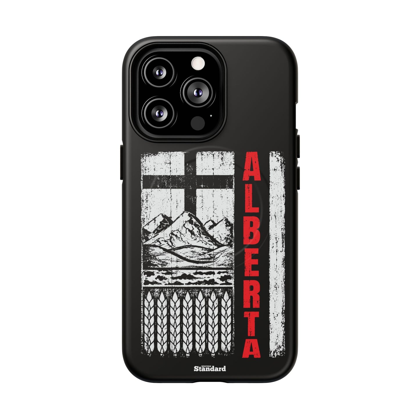 Rugged Alberta Black MagSafe Premium Case