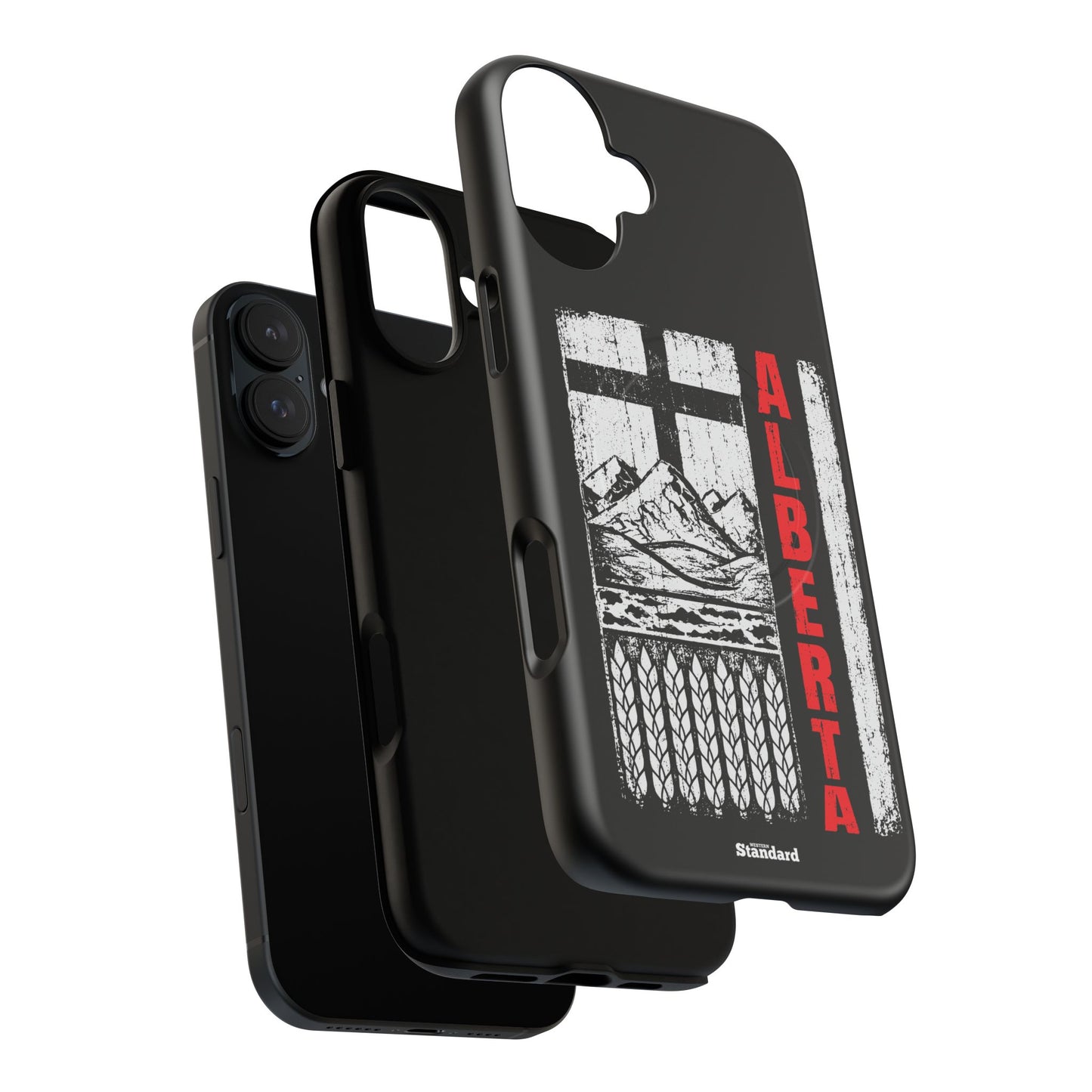 Rugged Alberta Black MagSafe Premium Case