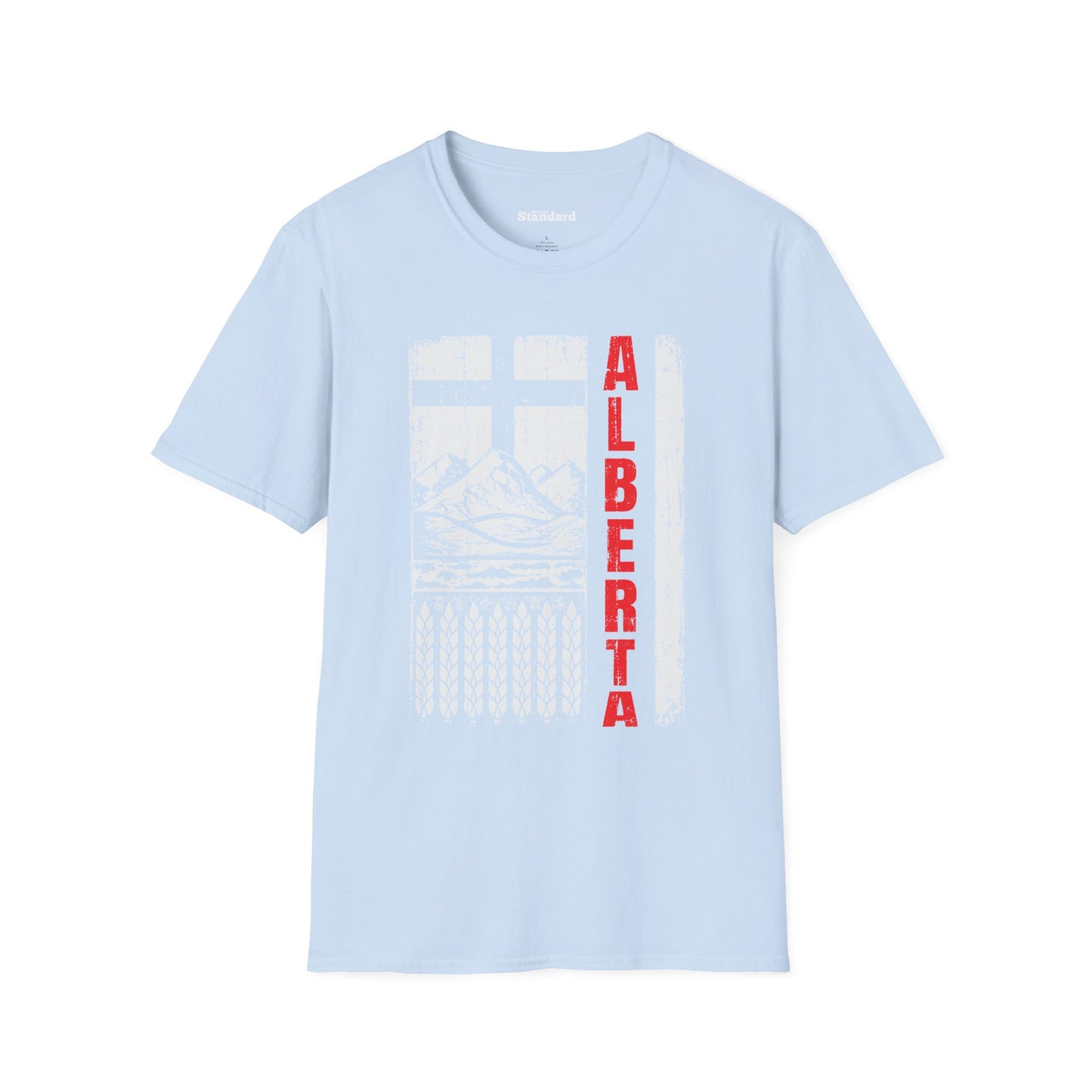 Rugged Alberta Red Unisex T-Shirt