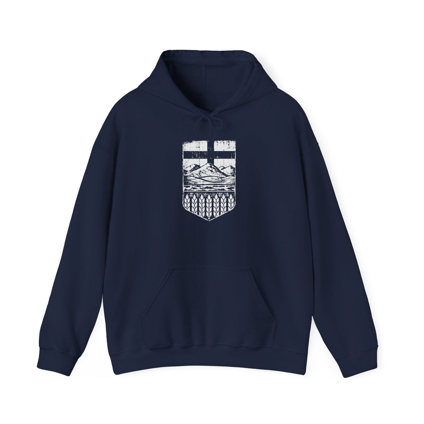 Rugged Shield of Alberta Unisex Hoodie