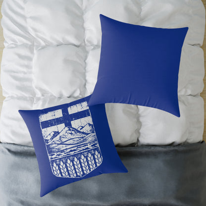Rugged Alberta Shield Canvas Pillow