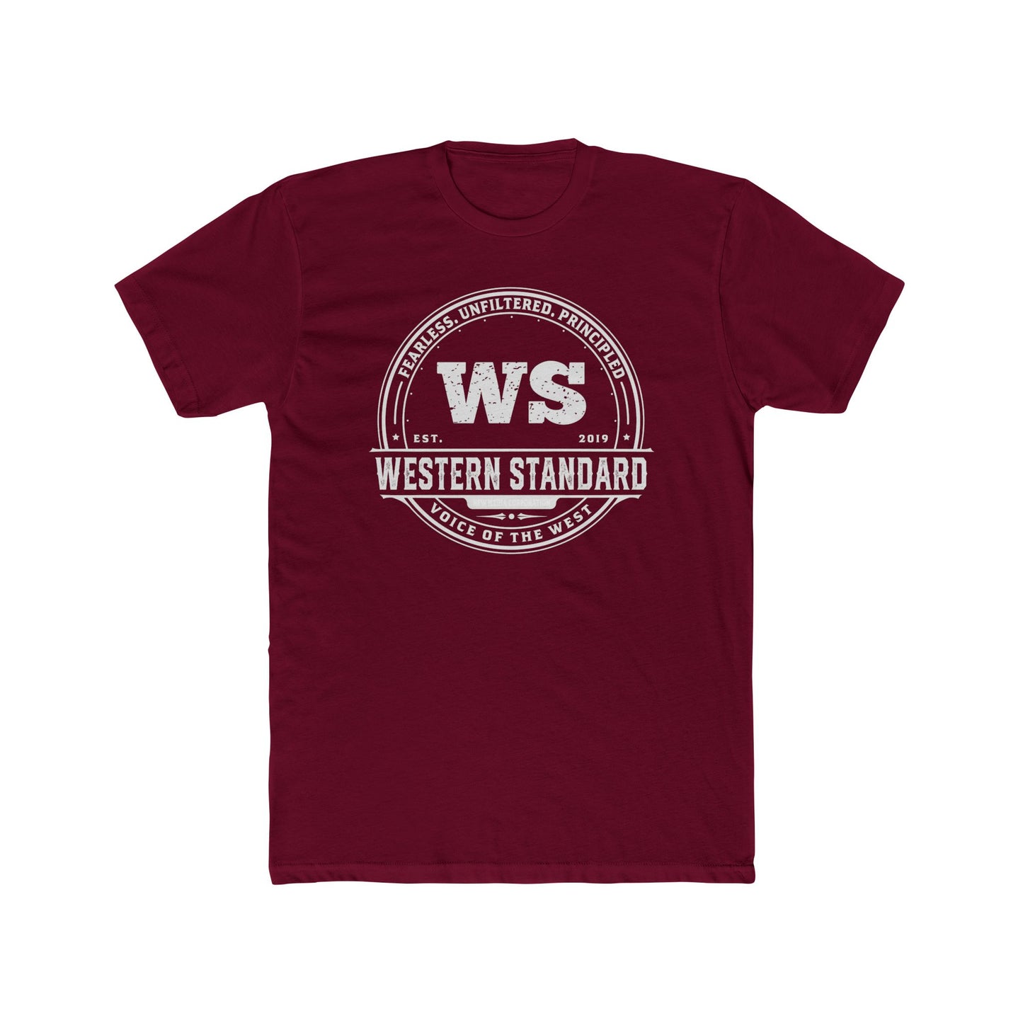 Vintage Western Standard Men's Cotton T-Shirt