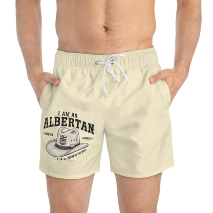 I am Albertan Swim Trunks