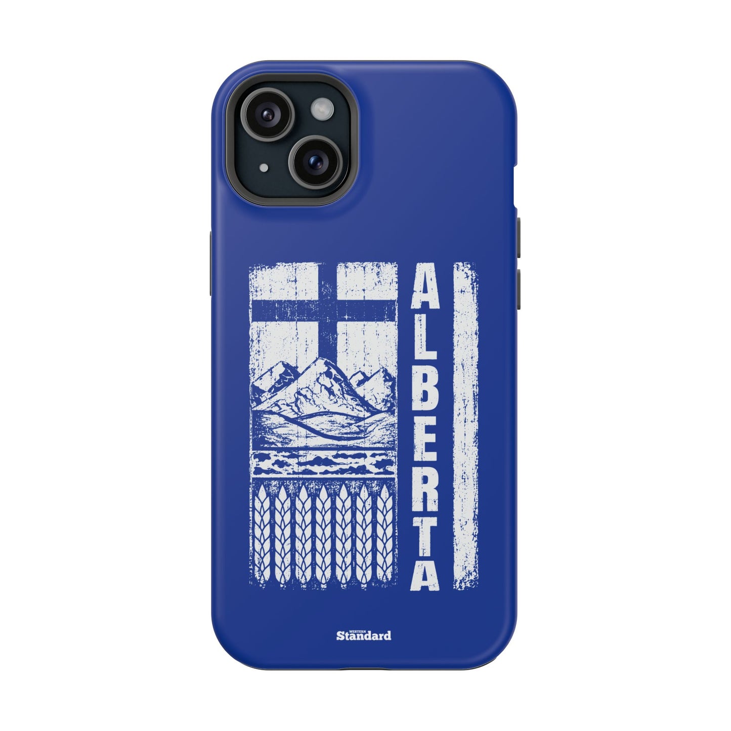Rugged Alberta Blue MagSafe Phone Case