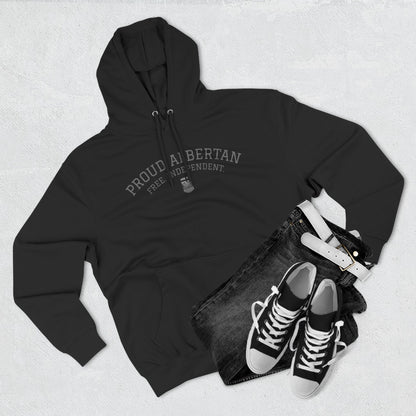 Proud Albertan Simple Unisex Varsity Hoodie