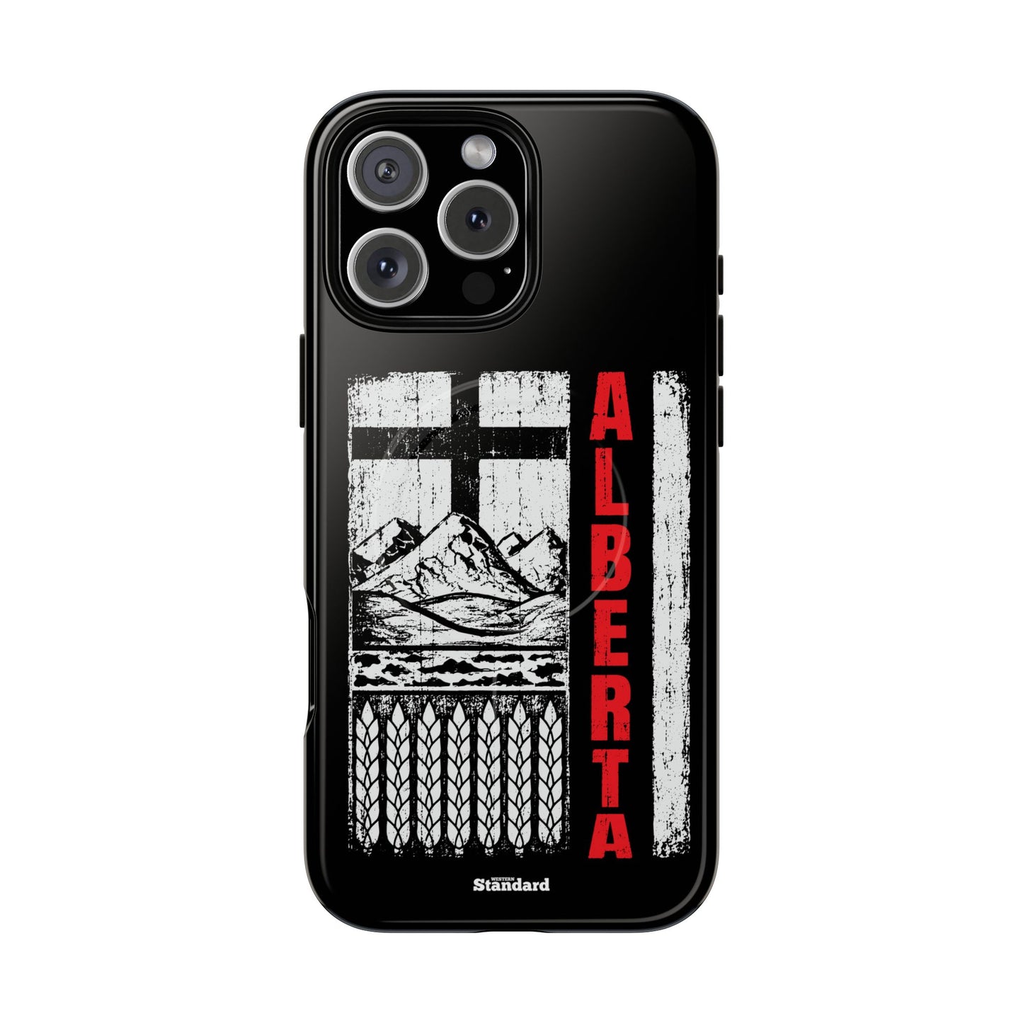 Rugged Alberta Black MagSafe Premium Case