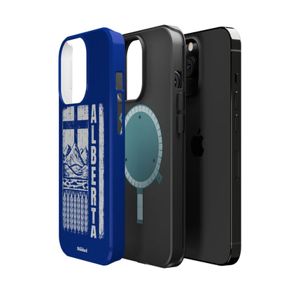 Rugged Alberta Blue MagSafe Phone Case