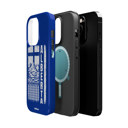 Rugged Alberta Blue MagSafe Phone Case