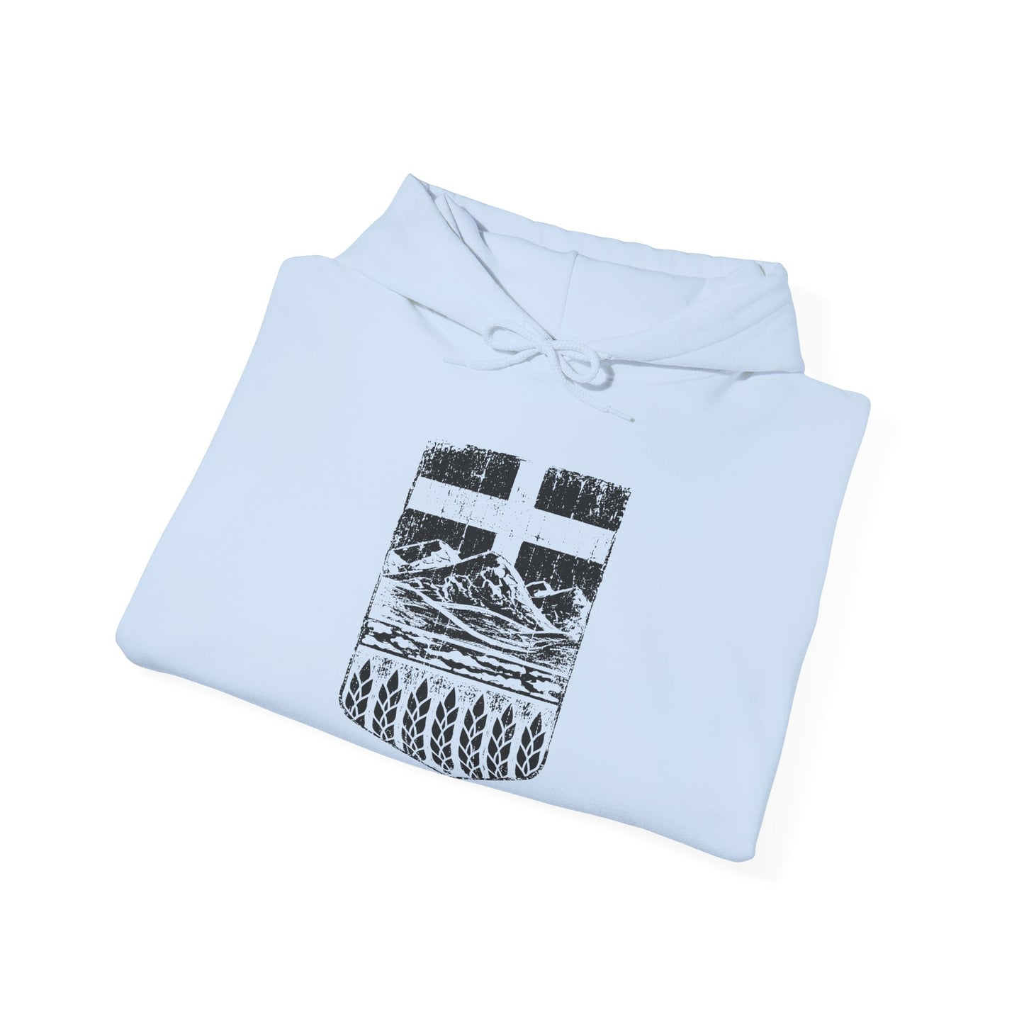 Rugged Shield of Alberta Unisex Hoodie
