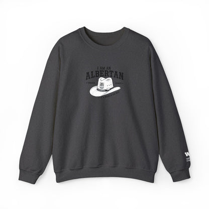 I Am Albertan Unisex Premium Crewneck Sweatshirt (Embroidered)