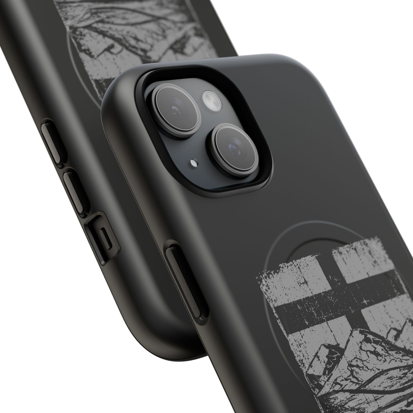 Rugged Alberta Shield Black MagSafe Premium Case