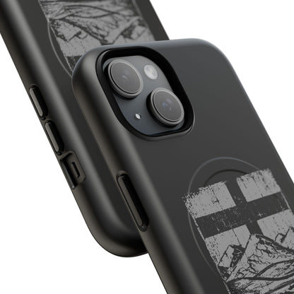 Rugged Alberta Shield Black MagSafe Premium Case