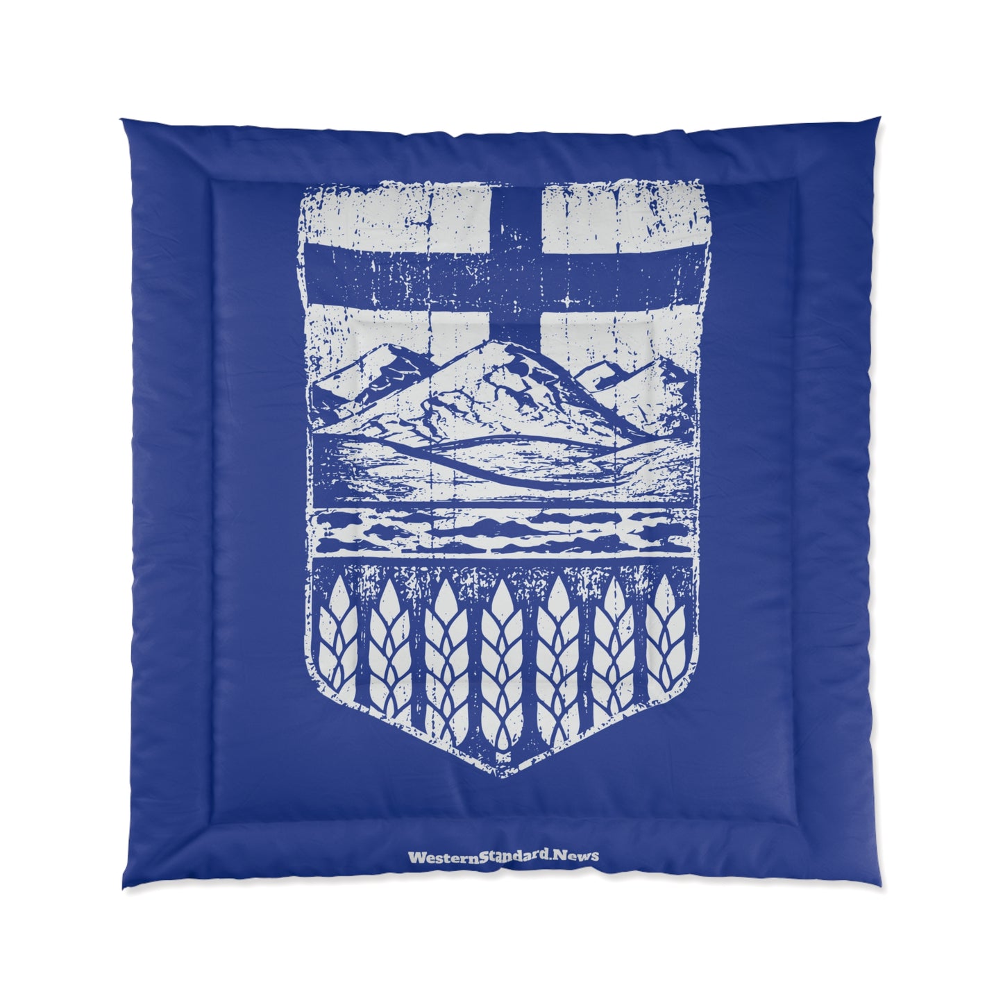 Rugged Shield of Alberta Bed Comforter (With Pillow Cases As Bonus)