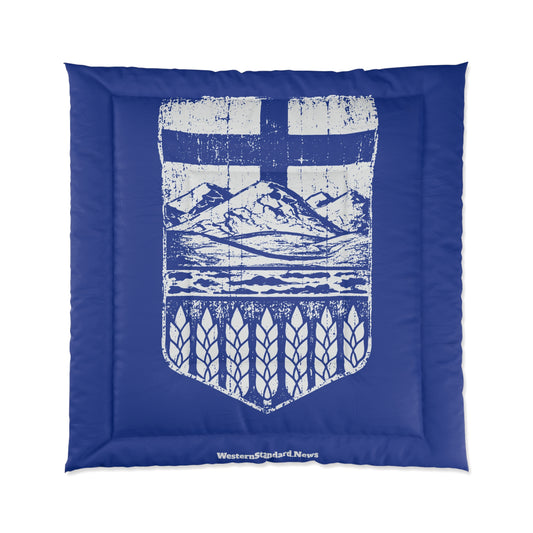 Rugged Shield of Alberta Bed Comforter (With Pillow Cases As Bonus)