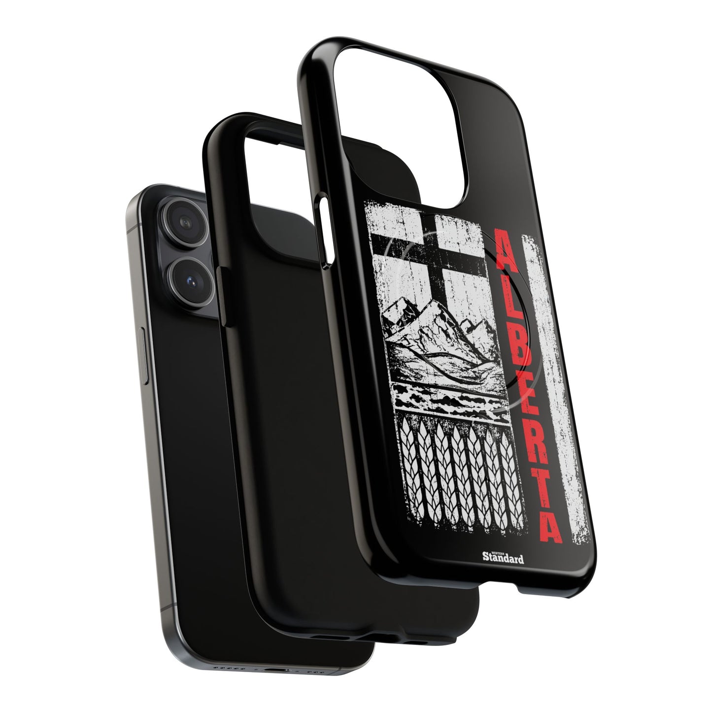 Rugged Alberta Black MagSafe Premium Case