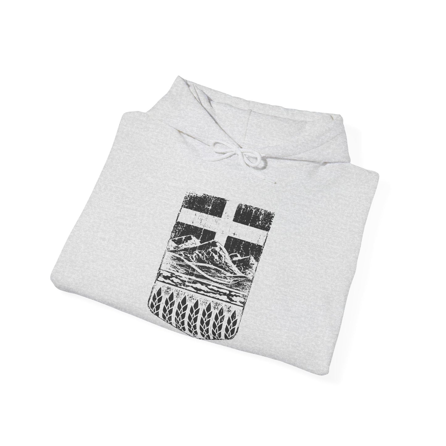 Rugged Shield of Alberta Unisex Hoodie