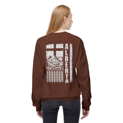 Rugged Alberta (On the Back) Crewneck Sweatshirt
