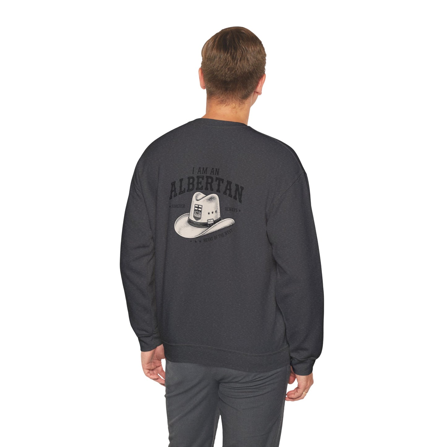 I Am Albertan (On the Back) Unisex Sweatshirt