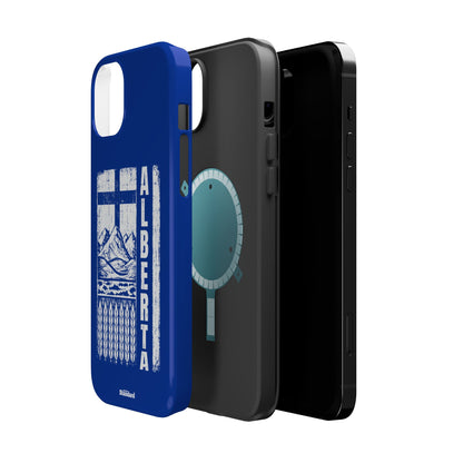 Rugged Alberta Blue MagSafe Phone Case