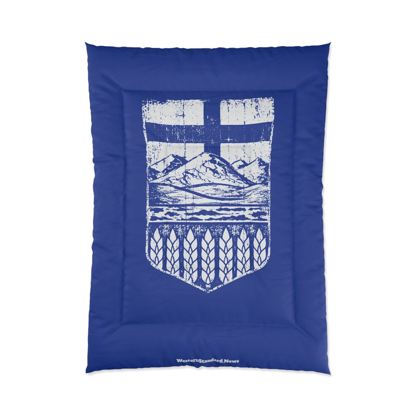 Rugged Shield of Alberta Bed Comforter (With Pillow Cases As Bonus)