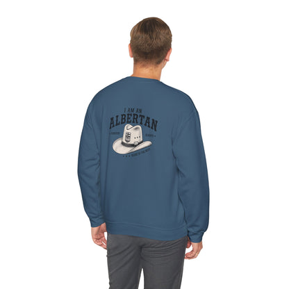 I Am Albertan (On the Back) Unisex Sweatshirt