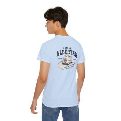 I am Albertan (On the Back) Unisex Premium Tee