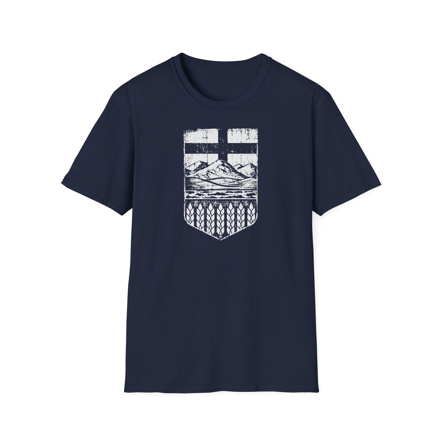 Rugged Alberta Shield Unisex T-Shirt