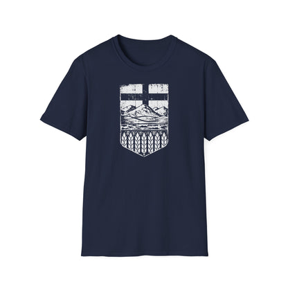 Rugged Alberta Shield Unisex T-Shirt