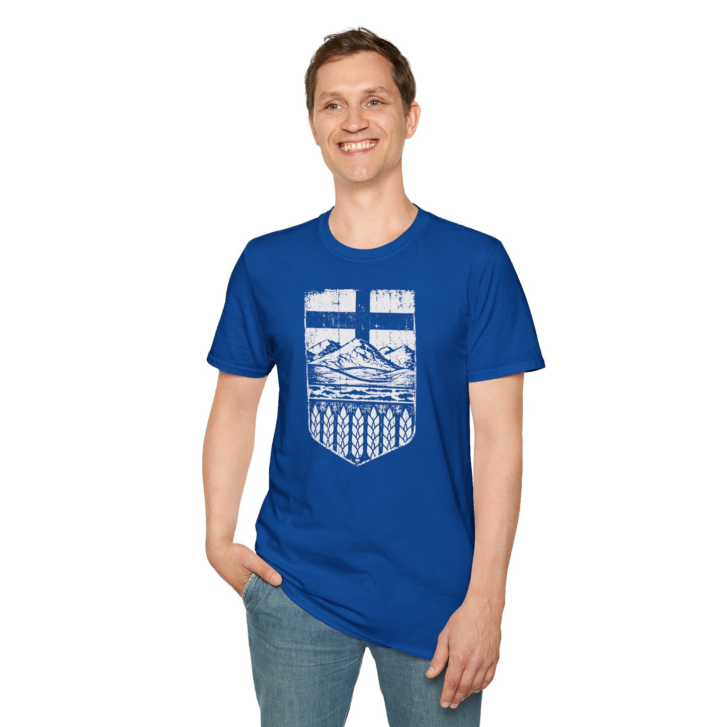 Rugged Alberta Shield Unisex T-Shirt