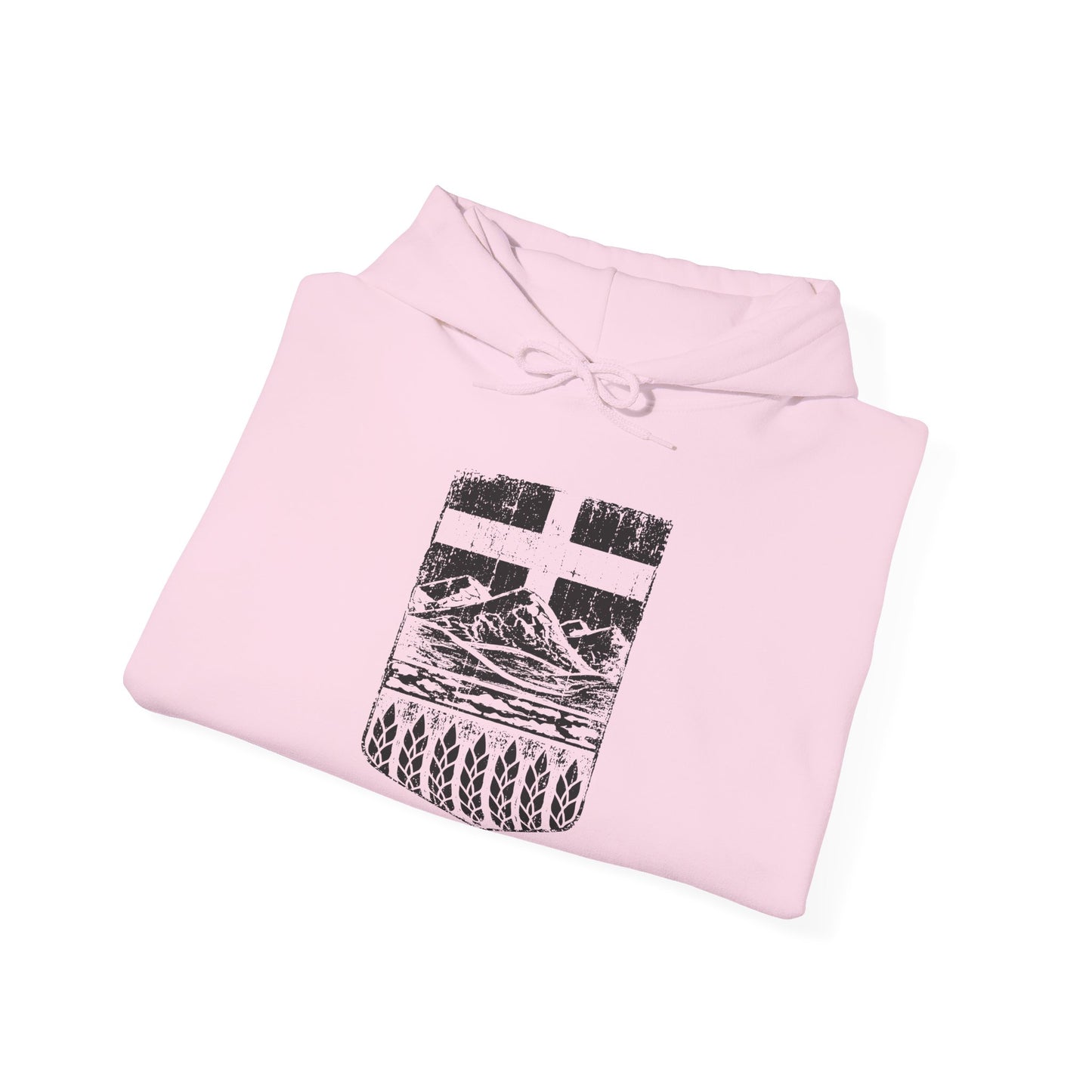 Rugged Shield of Alberta Unisex Hoodie
