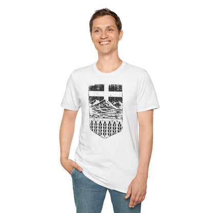 Rugged Alberta Shield Unisex T-Shirt