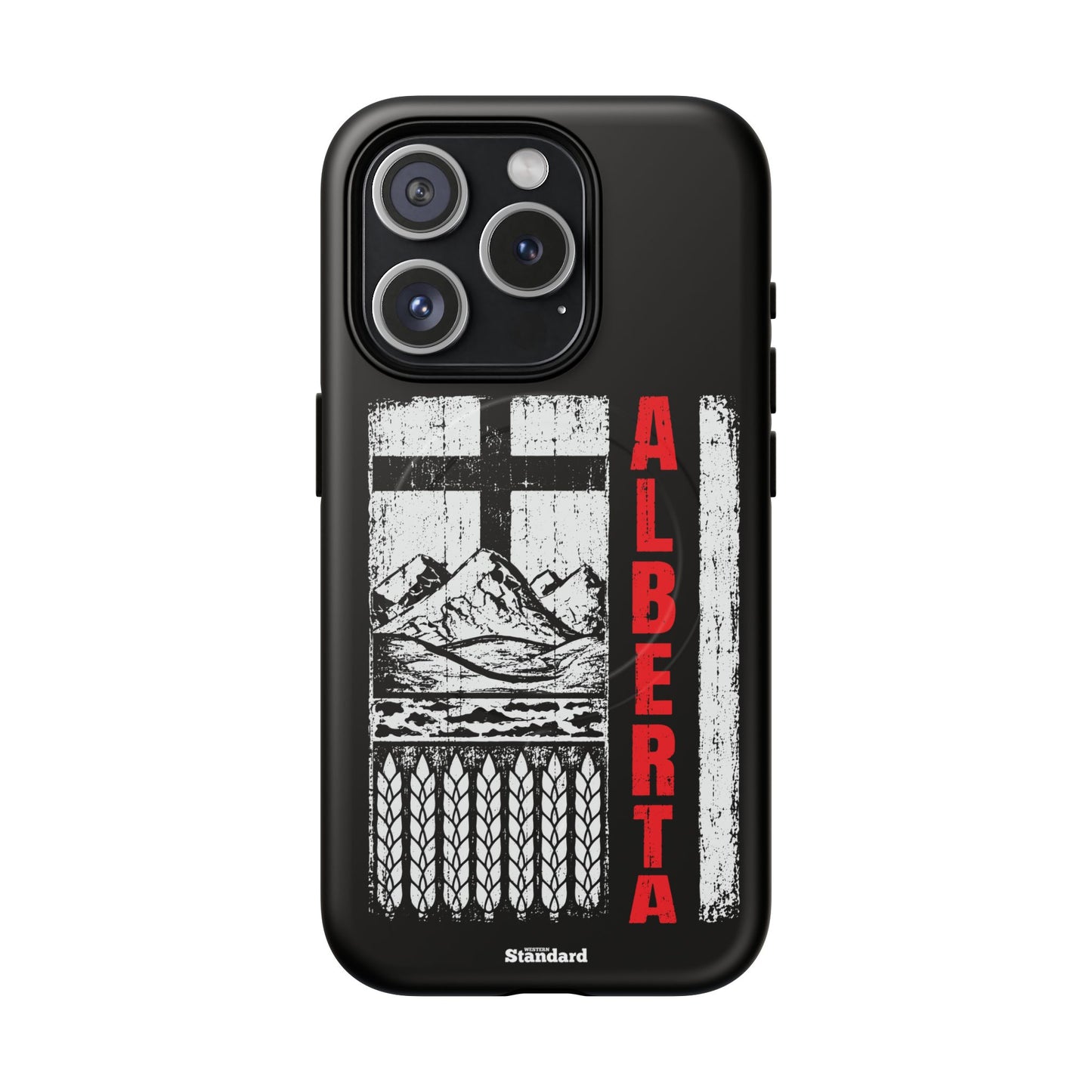 Rugged Alberta Black MagSafe Premium Case