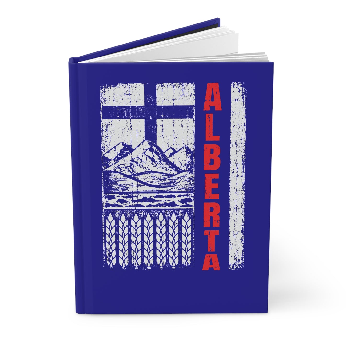 Rugged Alberta Hardcover Journal (Royal Blue)