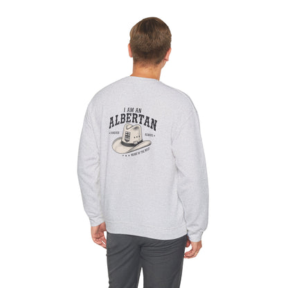 I Am Albertan (On the Back) Unisex Sweatshirt