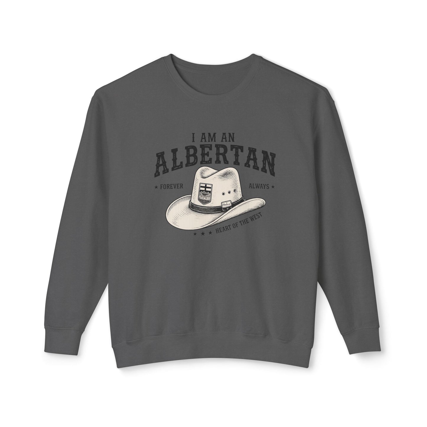 I Am Albertan Premium Unisex Crewneck Sweatshirt
