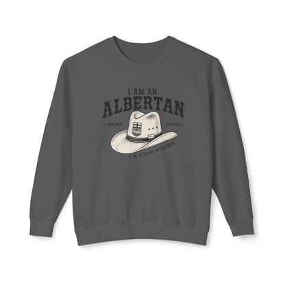 I Am Albertan Premium Unisex Crewneck Sweatshirt