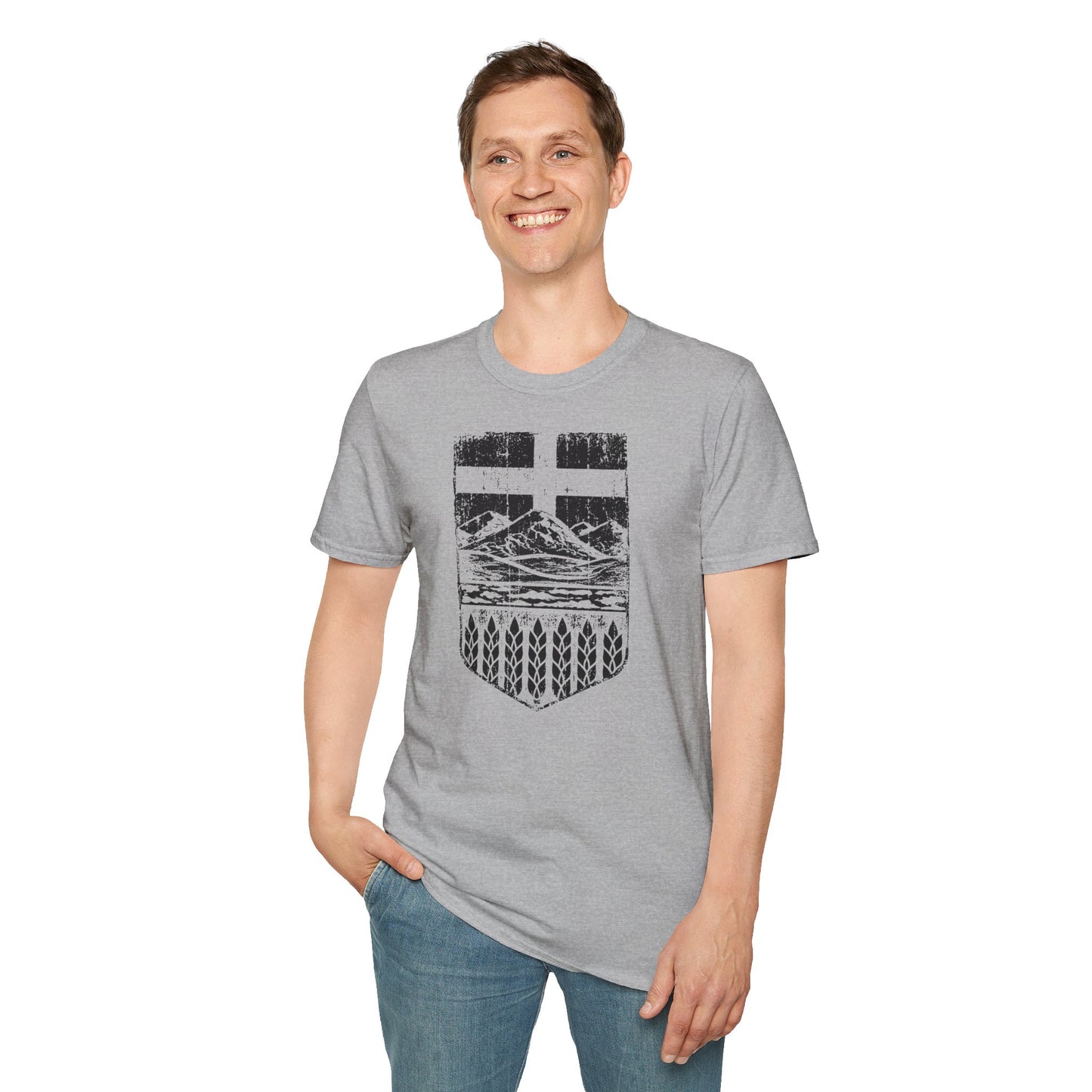 Rugged Alberta Shield Unisex T-Shirt