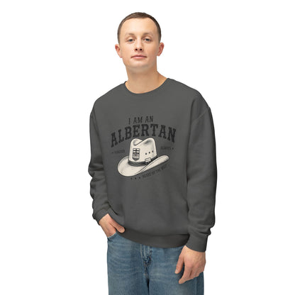 I Am Albertan Premium Unisex Crewneck Sweatshirt