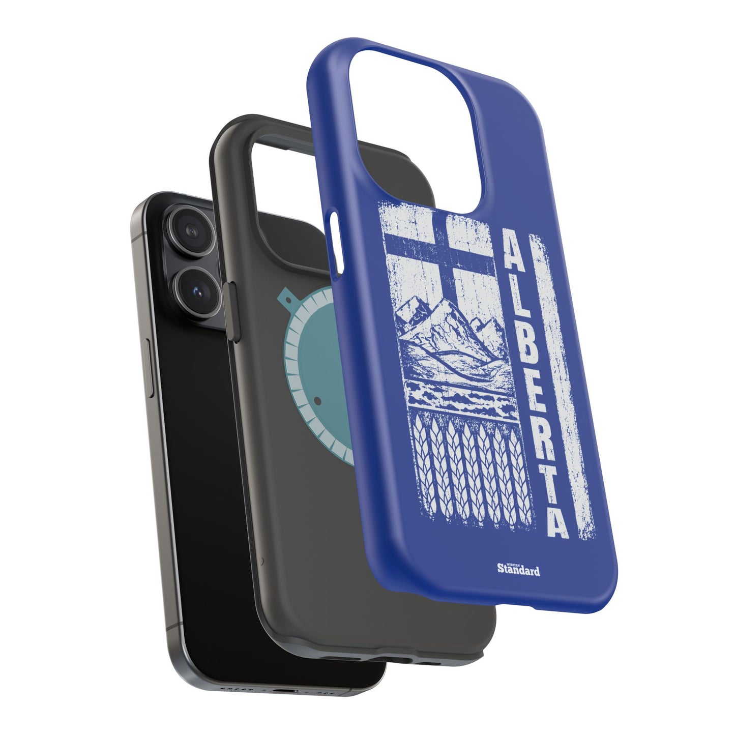 Rugged Alberta Blue MagSafe Phone Case