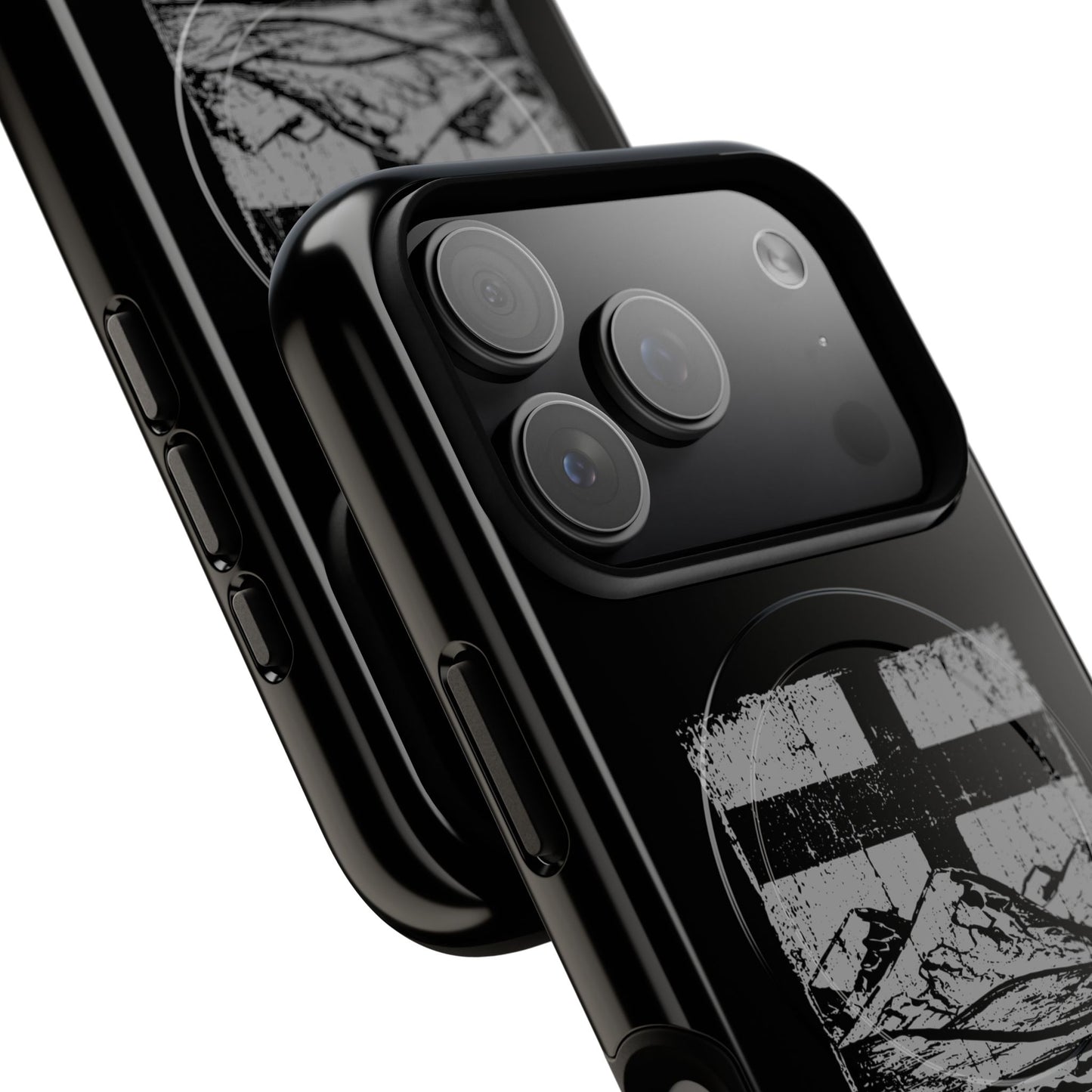 Rugged Alberta Shield Black MagSafe Premium Case