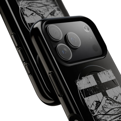 Rugged Alberta Shield Black MagSafe Premium Case