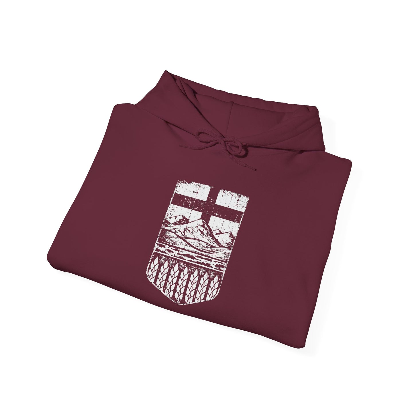 Rugged Shield of Alberta Unisex Hoodie