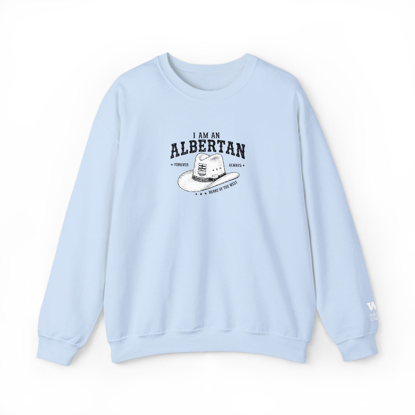 I Am Albertan Unisex Premium Crewneck Sweatshirt (Embroidered)