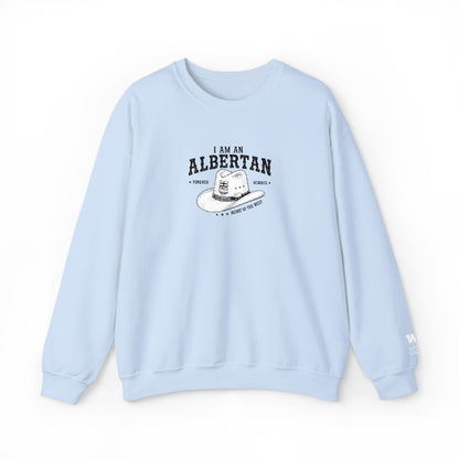 I Am Albertan Unisex Premium Crewneck Sweatshirt (Embroidered)