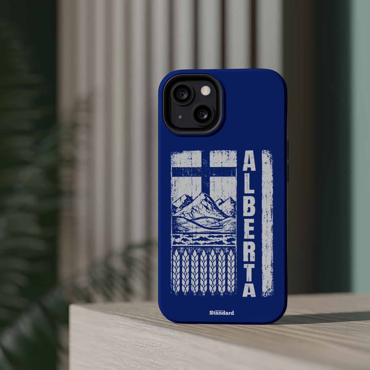 Rugged Alberta Blue MagSafe Phone Case