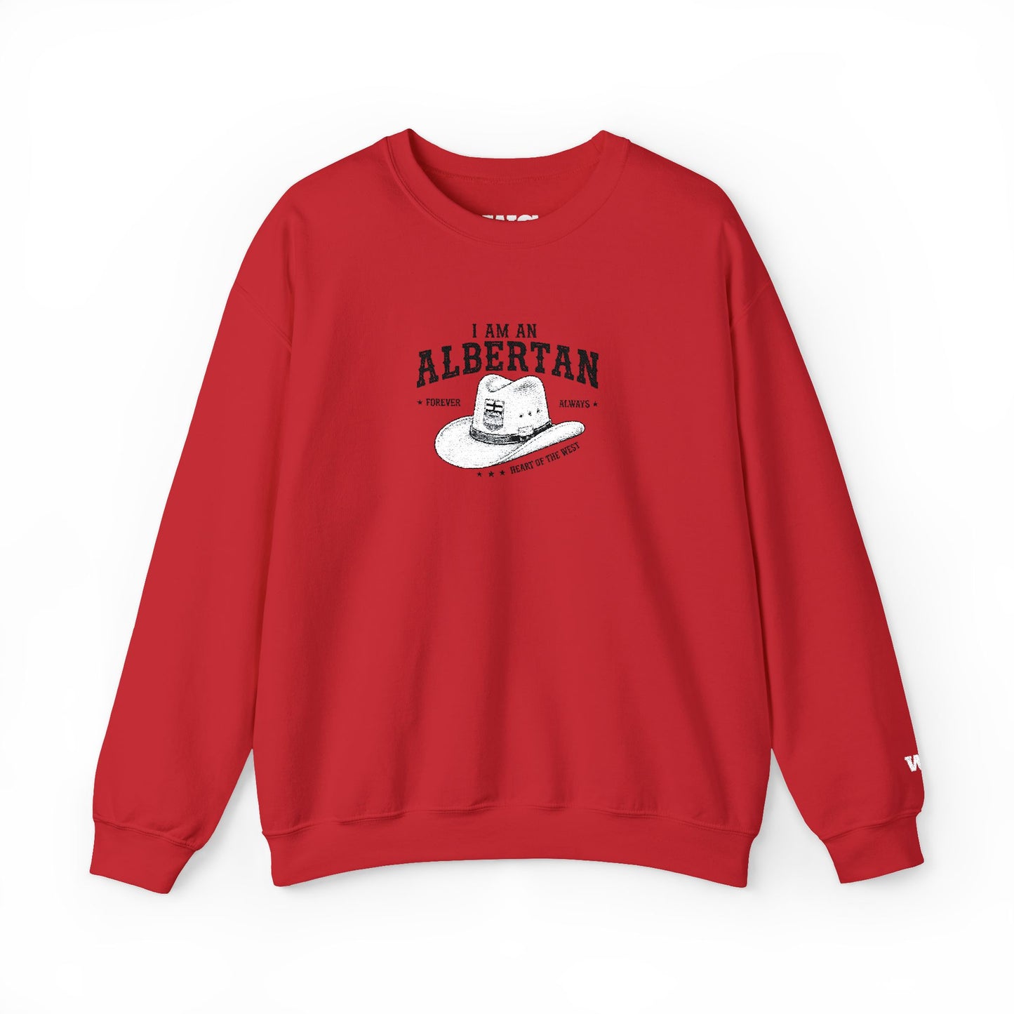 I Am Albertan Unisex Premium Crewneck Sweatshirt (Embroidered)