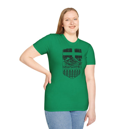 Rugged Alberta Shield Unisex T-Shirt