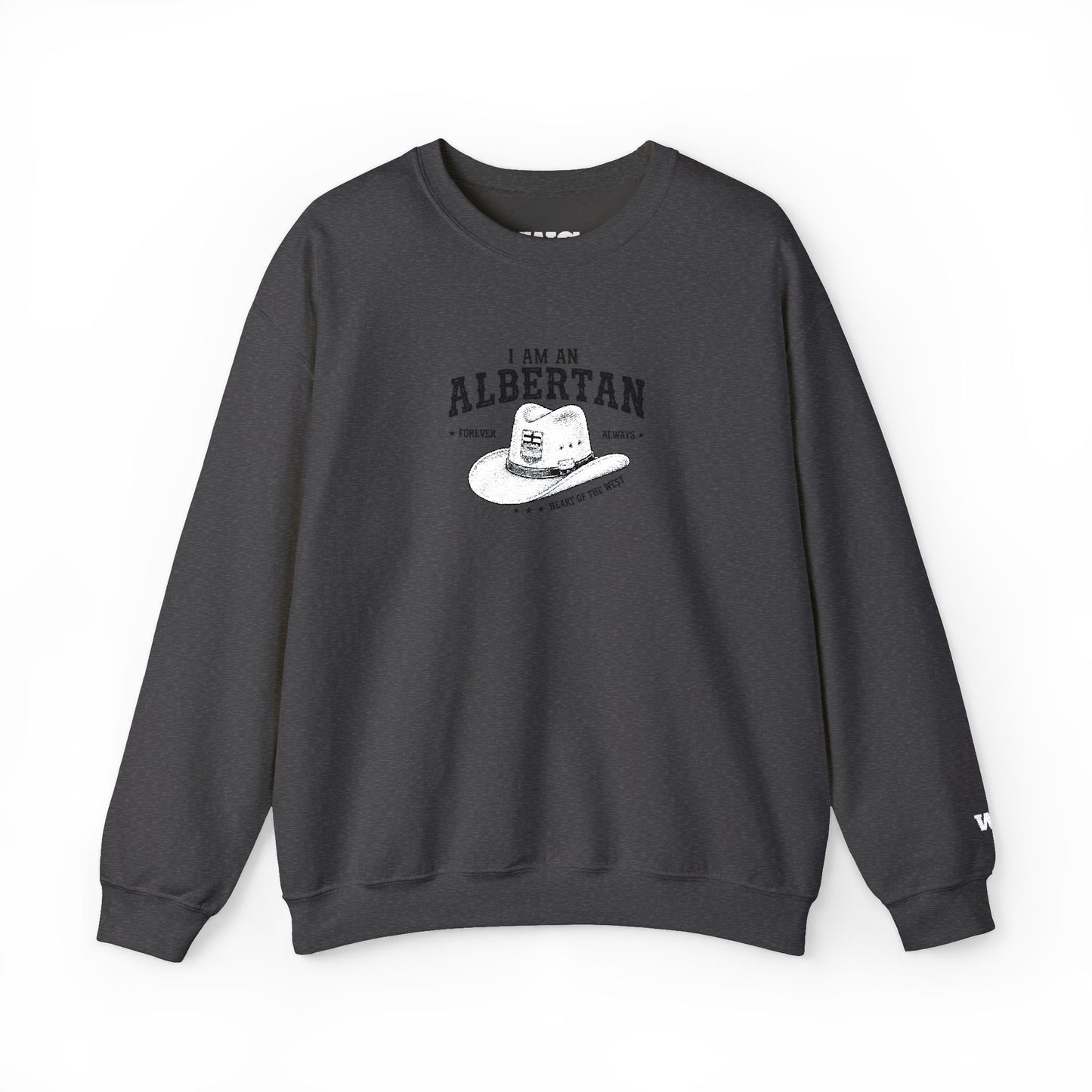 I Am Albertan Unisex Premium Crewneck Sweatshirt (Embroidered)