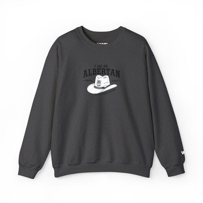 I Am Albertan Unisex Premium Crewneck Sweatshirt (Embroidered)