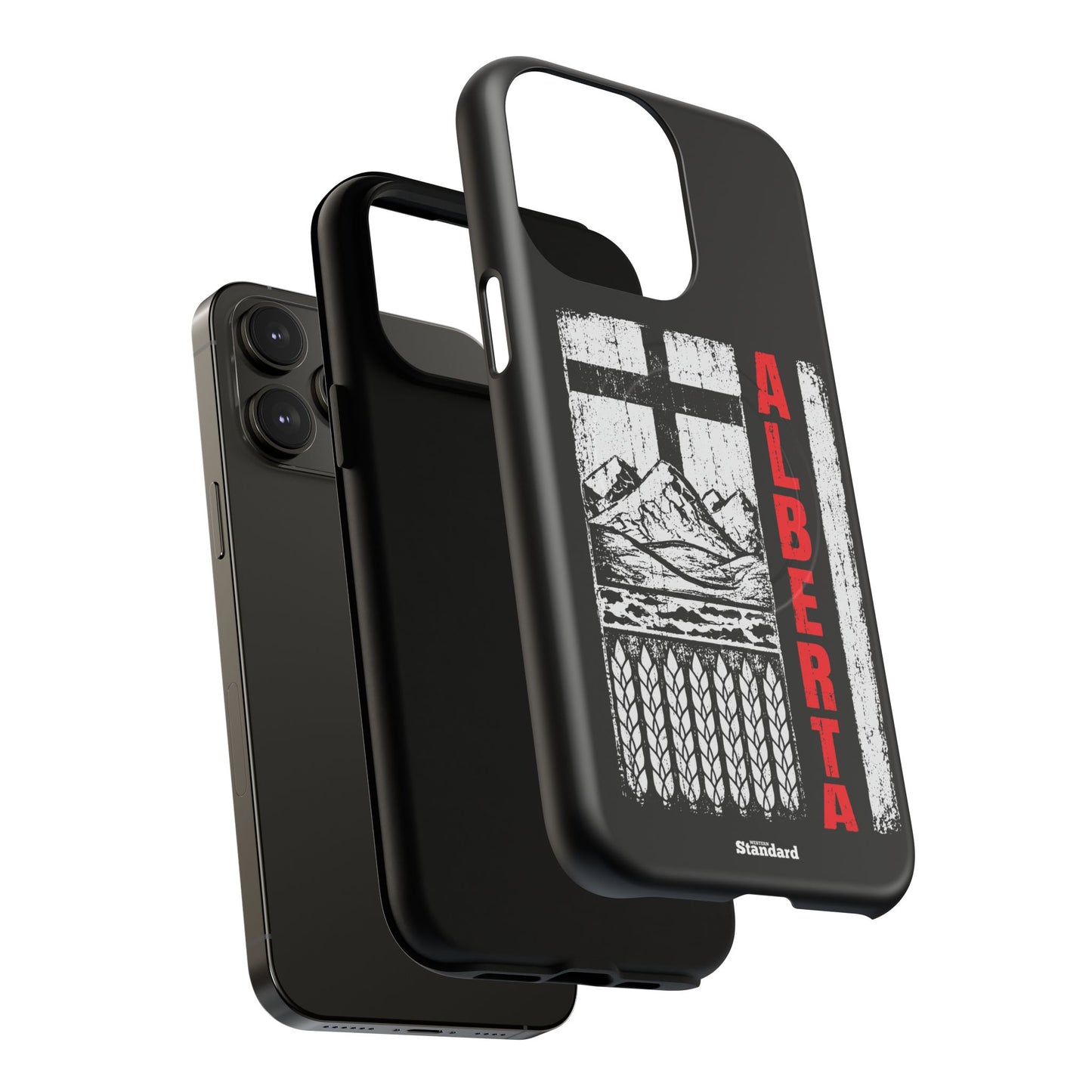 Rugged Alberta Black MagSafe Premium Case